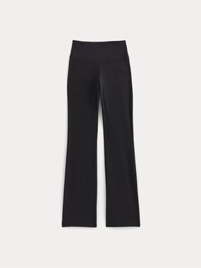 High-Rise Black Flare Pants